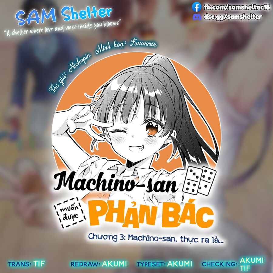 Machino-San Muốn Được Phản Bác Chap 3 - Next Chap 4