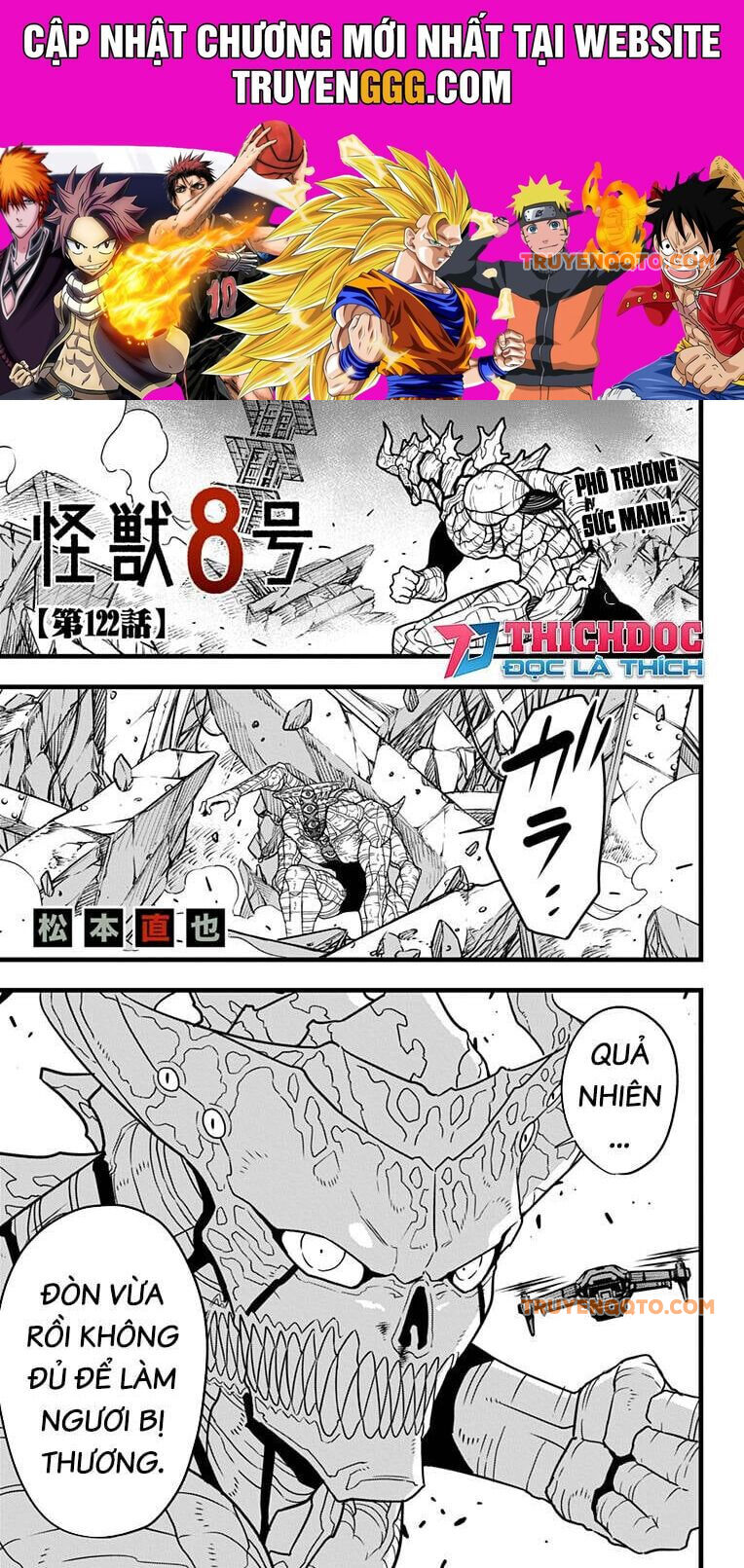 Hôm Nay - Tôi Hóa Kaiju Chap 122 - Next Chap 123