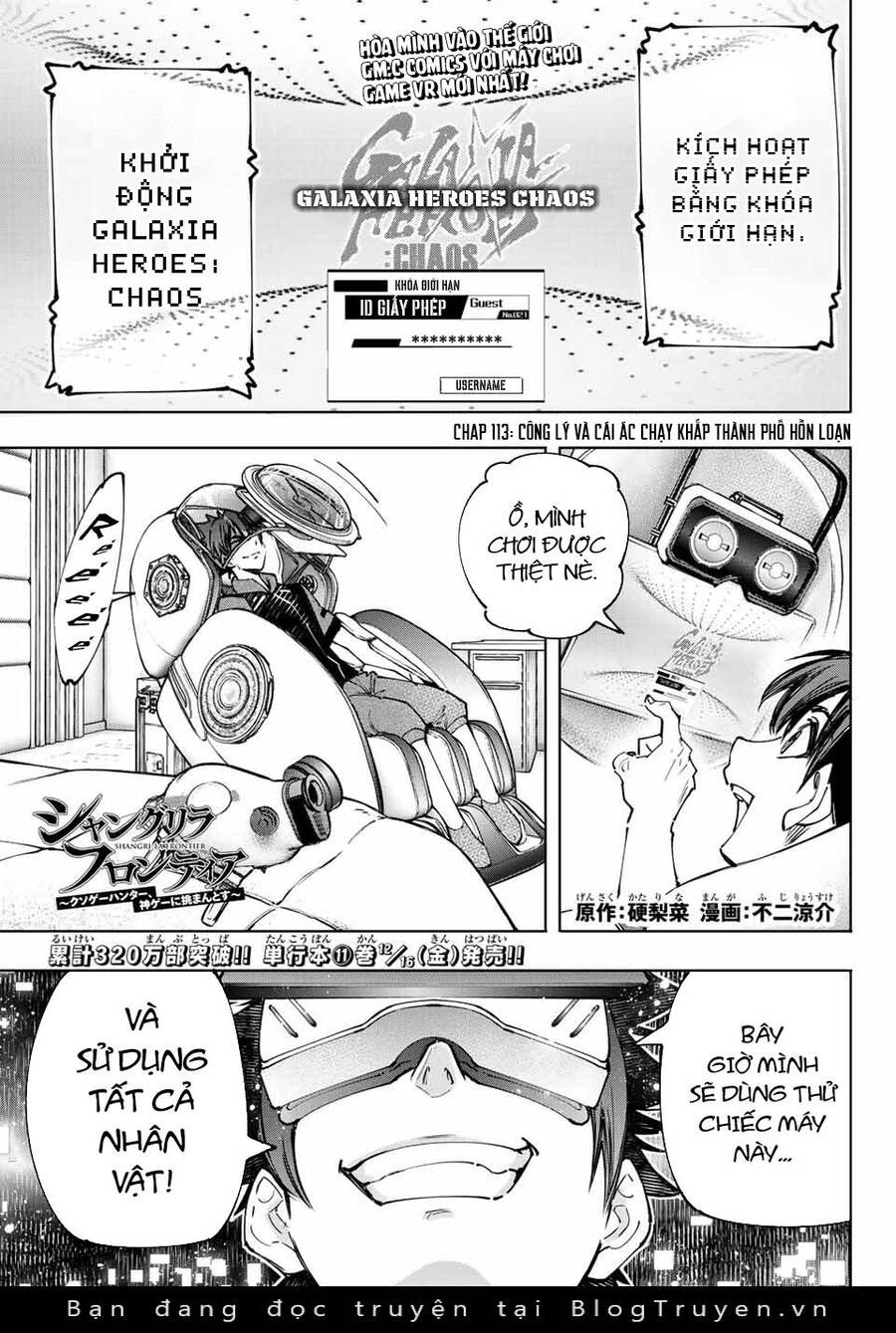 Shangri-La Frontier Chap 113 - Next Chap 114