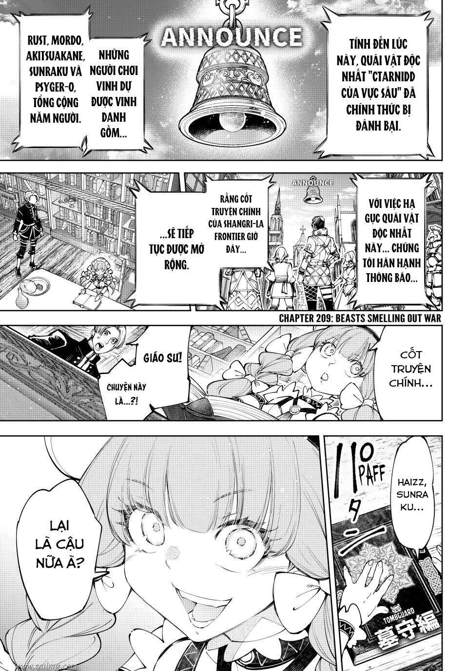 Shangri-La Frontier Chap 209 - Next Chap 210