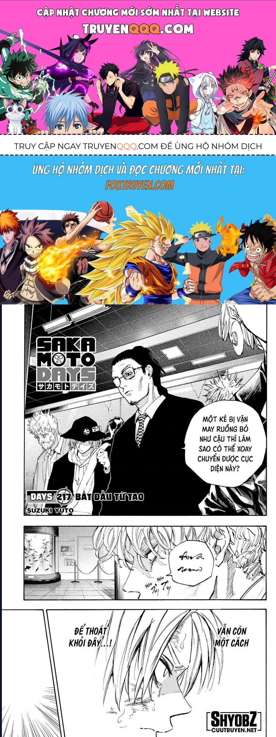 Sakamoto Days Chap 217 - Next Chap 218