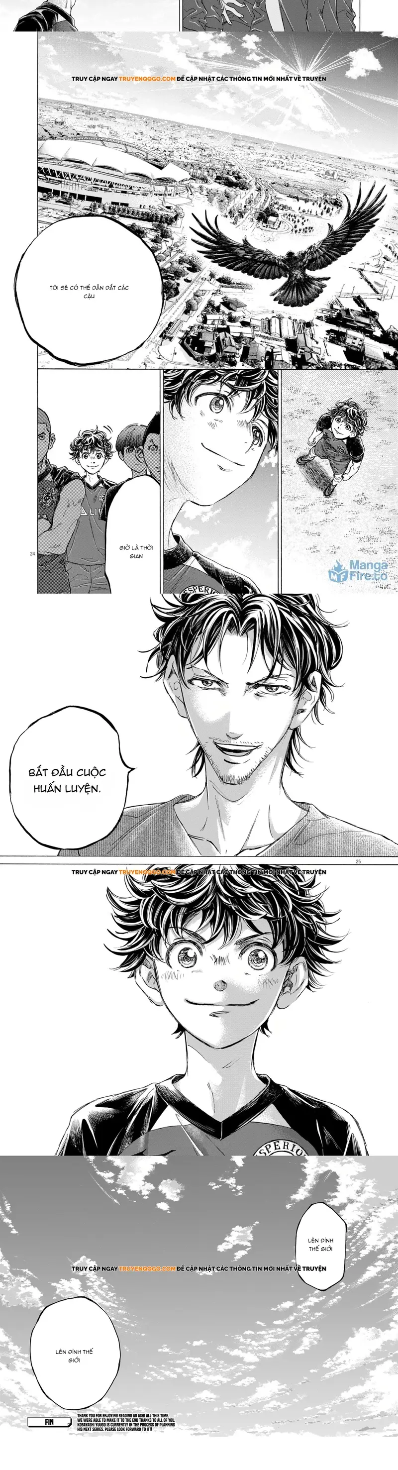 Thiên Tài Bóng Đá Ashito Chap 410 - Next Chap 411
