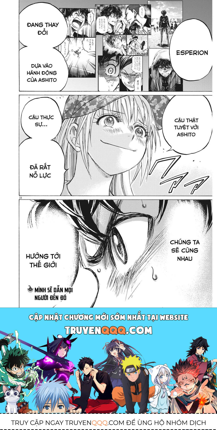 Thiên Tài Bóng Đá Ashito Chap 351 - Next Chap 352