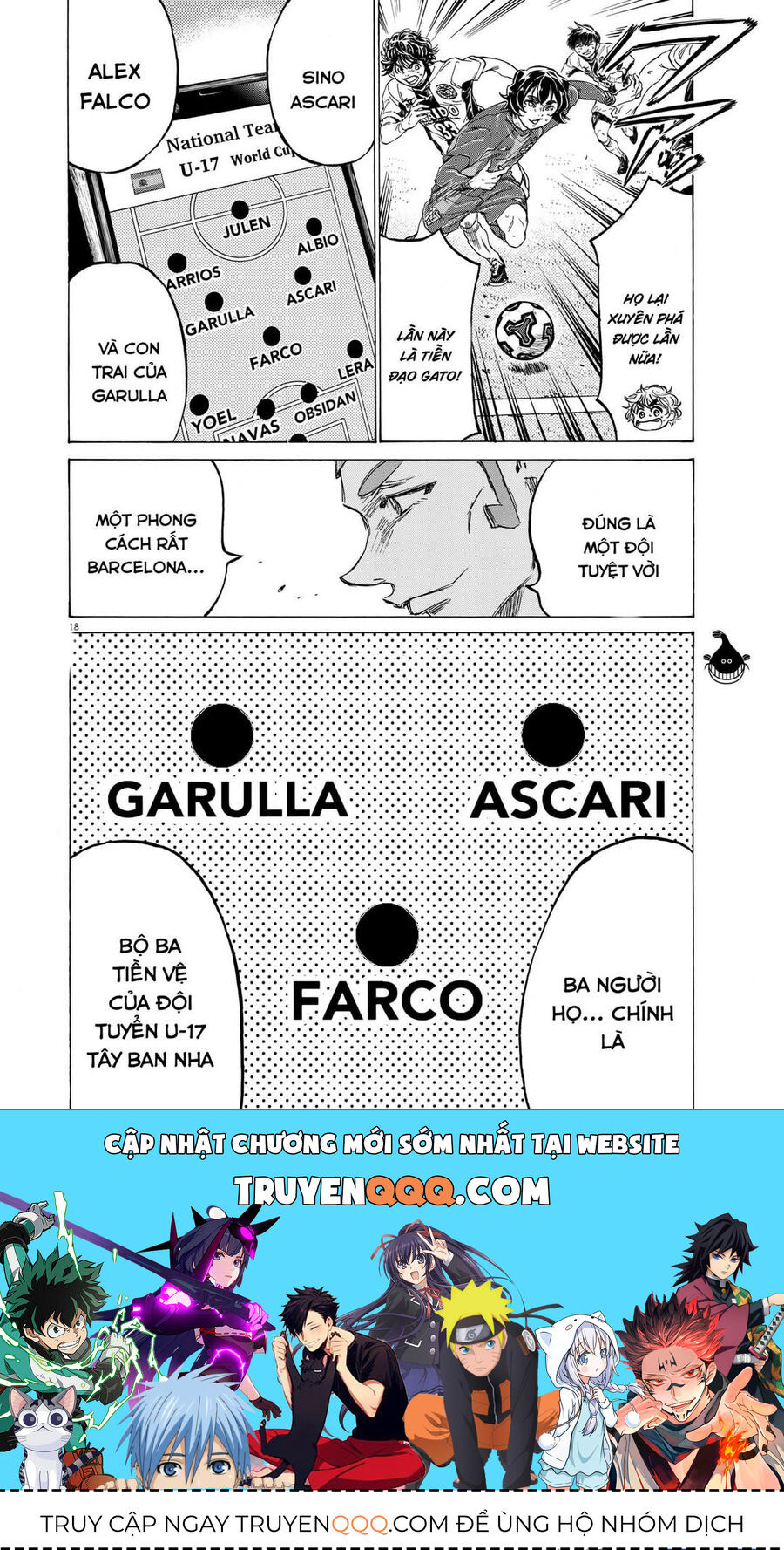 Thiên Tài Bóng Đá Ashito Chap 354 - Next Chap 355