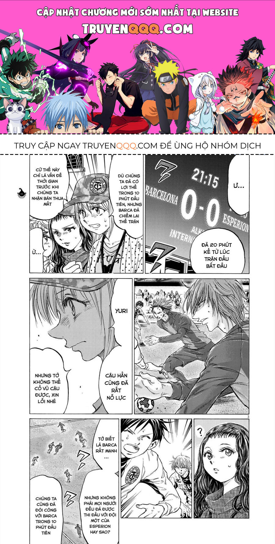 Thiên Tài Bóng Đá Ashito Chap 356 - Next Chap 357