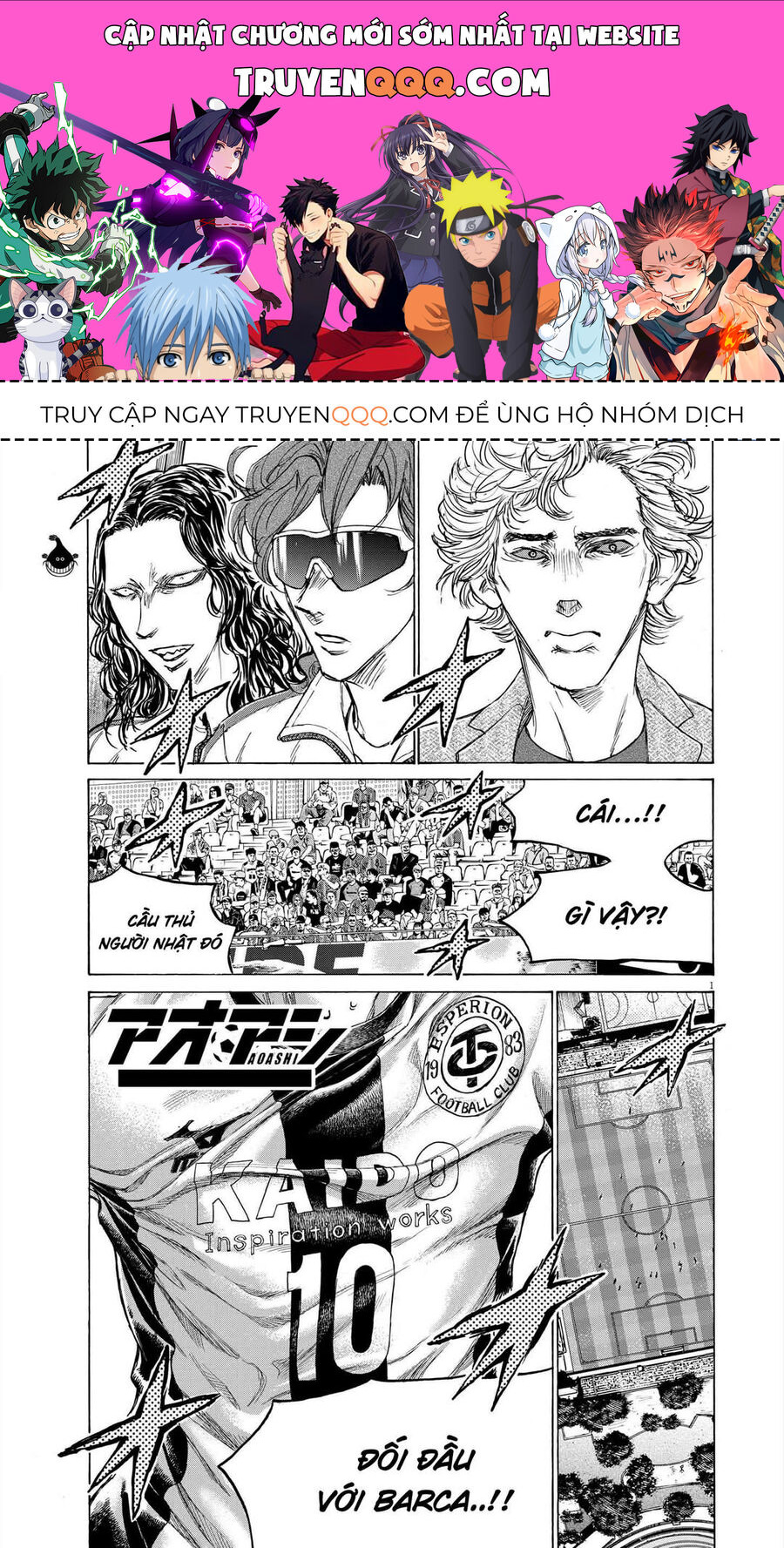 Thiên Tài Bóng Đá Ashito Chap 357 - Next Chap 358