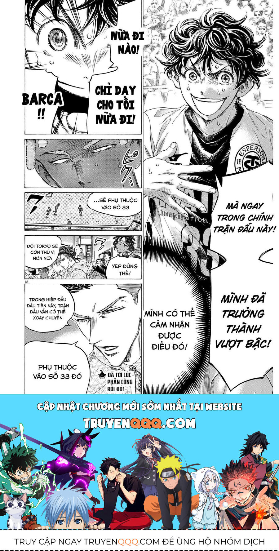 Thiên Tài Bóng Đá Ashito Chap 363 - Next Chap 364