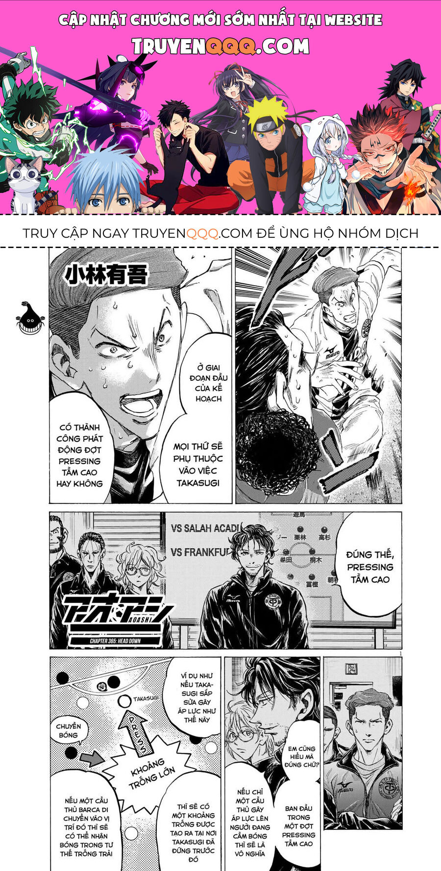 Thiên Tài Bóng Đá Ashito Chap 365 - Next Chap 366