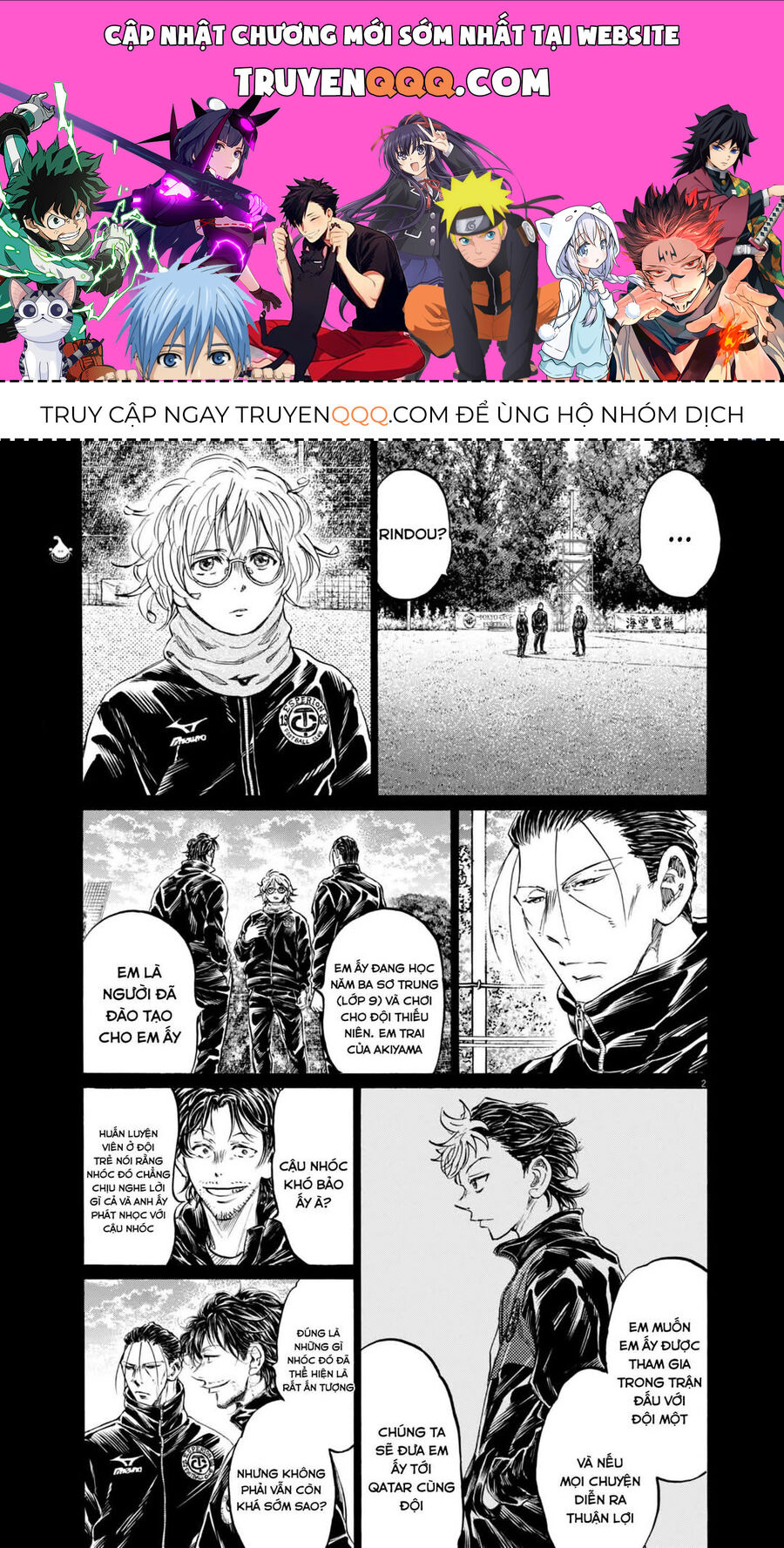 Thiên Tài Bóng Đá Ashito Chap 366 - Next Chap 367