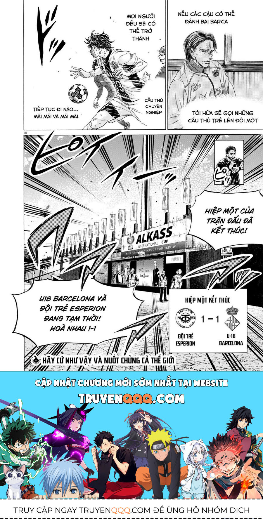 Thiên Tài Bóng Đá Ashito Chap 367 - Next Chap 368