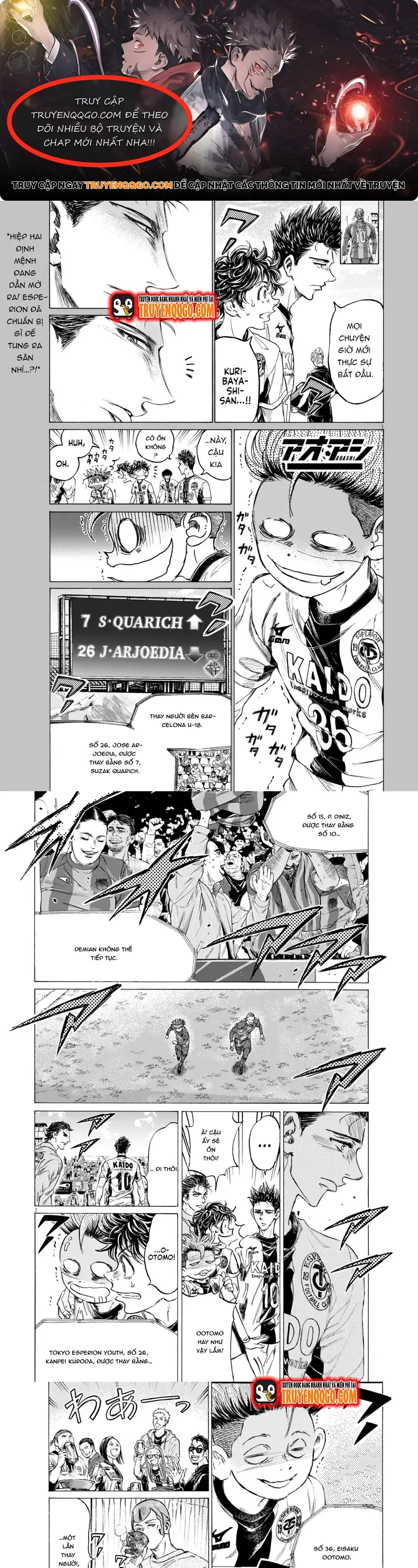 Thiên Tài Bóng Đá Ashito Chap 373 - Next Chap 374