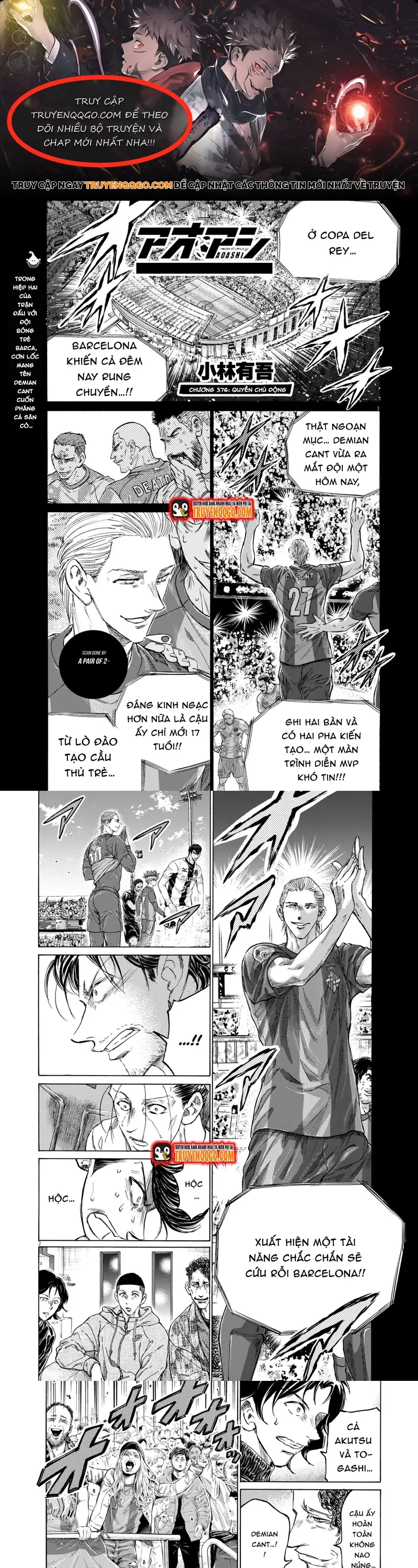 Thiên Tài Bóng Đá Ashito Chap 376 - Next Chap 377