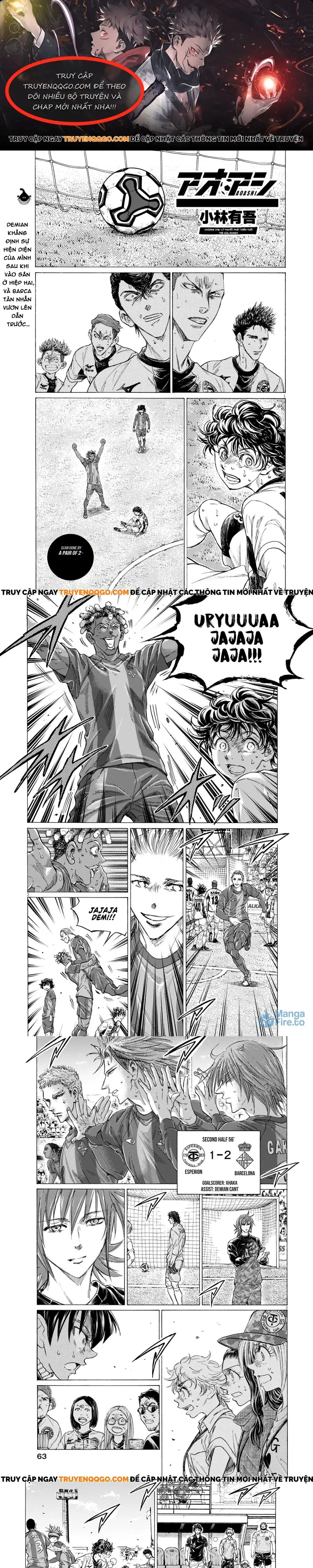 Thiên Tài Bóng Đá Ashito Chap 378 - Next Chap 379