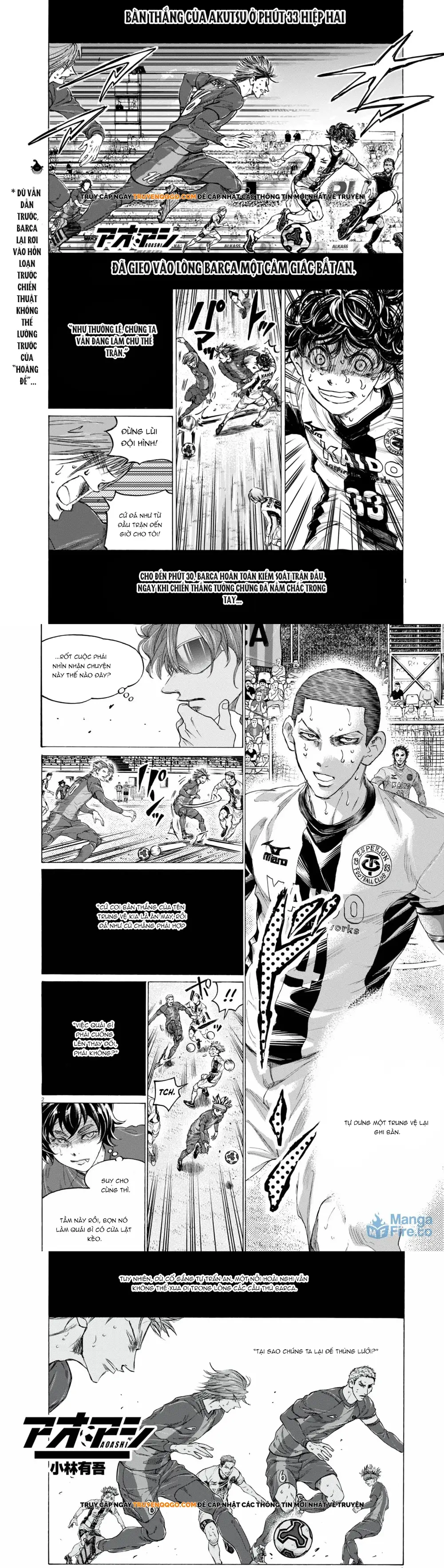 Thiên Tài Bóng Đá Ashito Chap 394 - Next Chap 395
