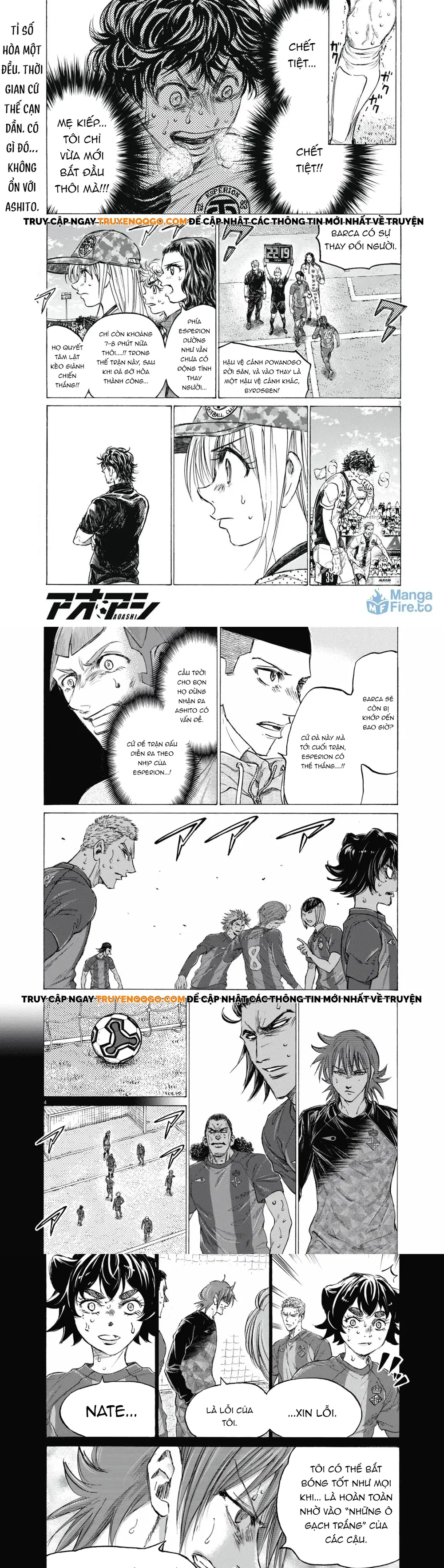 Thiên Tài Bóng Đá Ashito Chap 400 - Next Chap 401