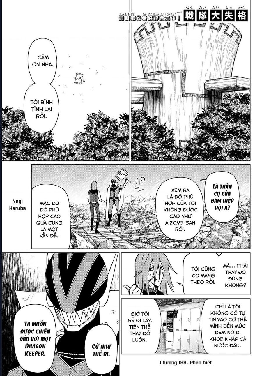 Chiến Đội Đại Thất Cách Chap 188 - Next Chap 189