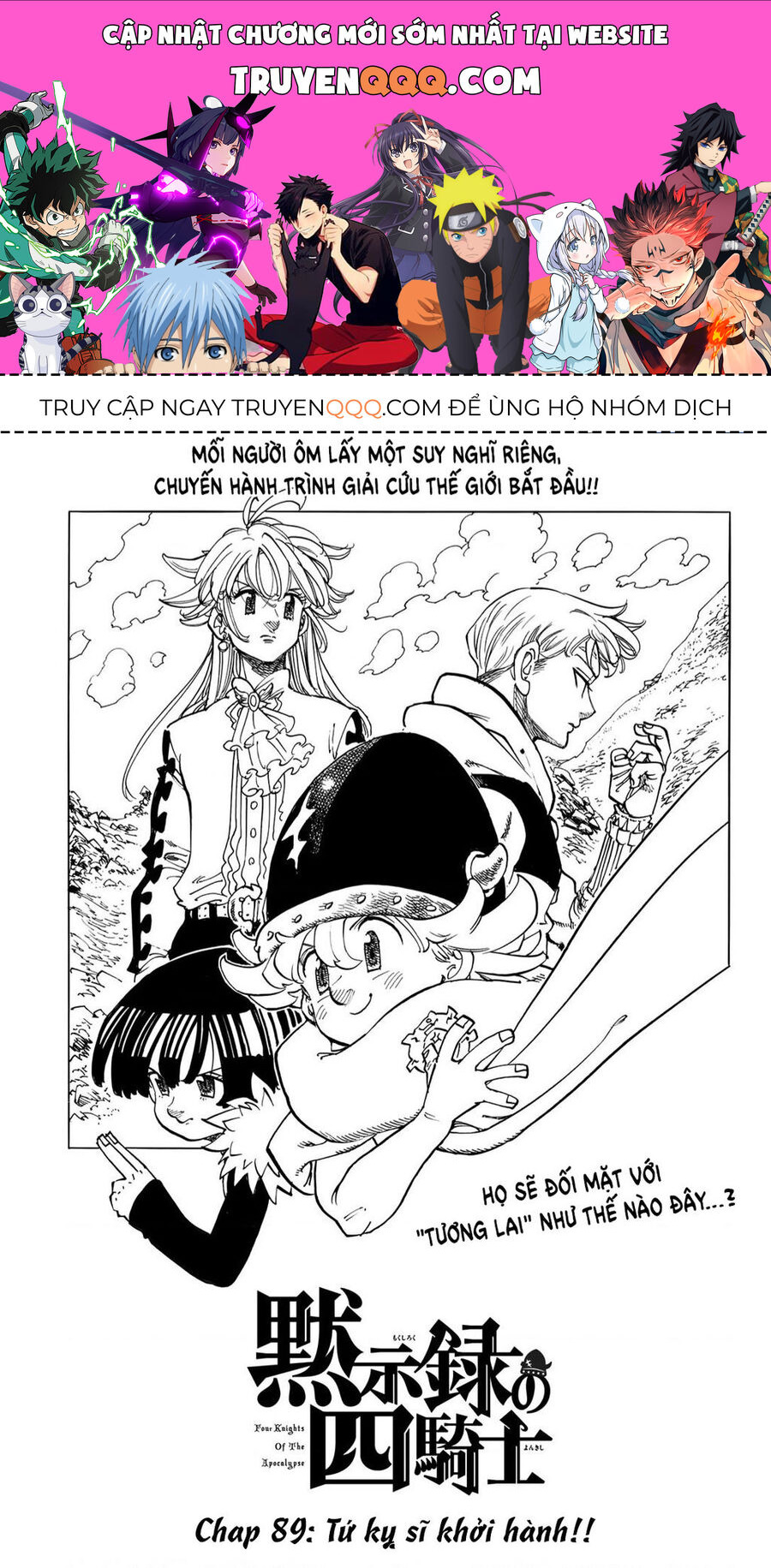 Tứ Kỵ Sĩ Khải Huyền Chap 89 - Next Chap 90