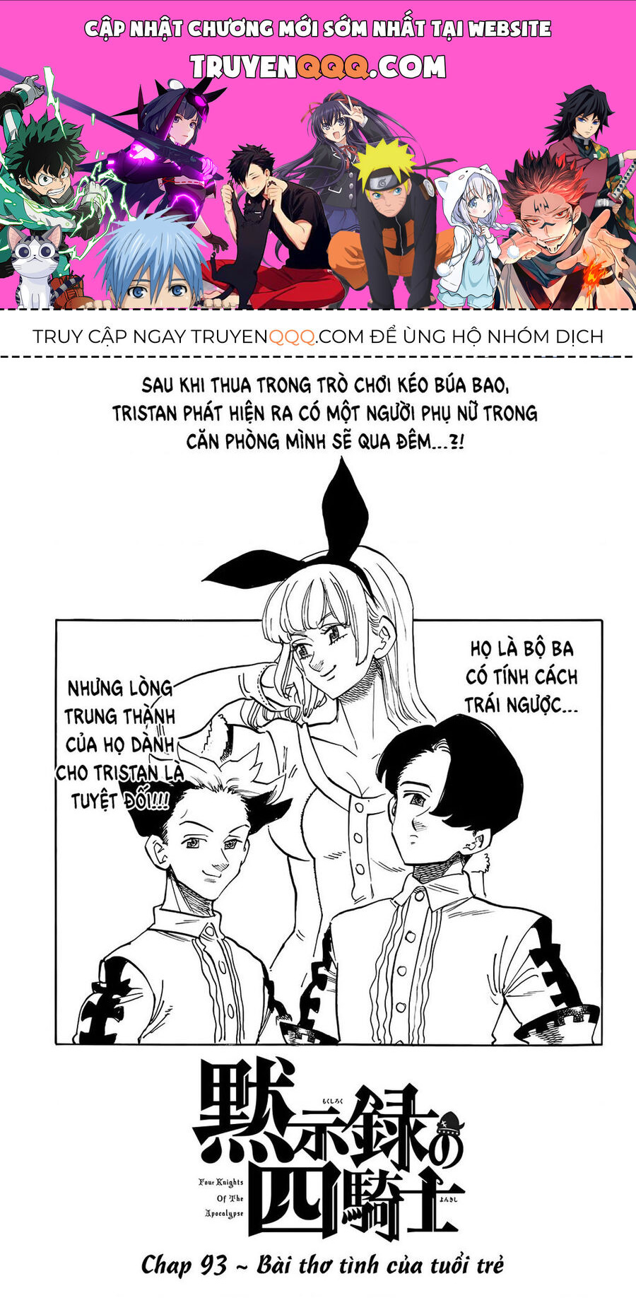 Tứ Kỵ Sĩ Khải Huyền Chap 93 - Next Chap 94