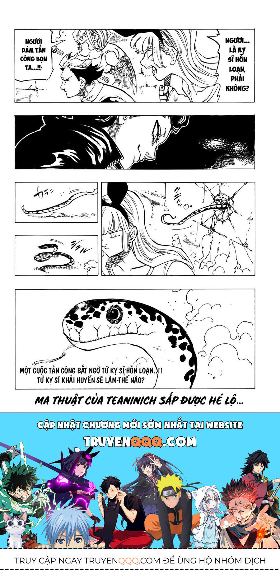 Tứ Kỵ Sĩ Khải Huyền Chap 95 - Next Chap 96