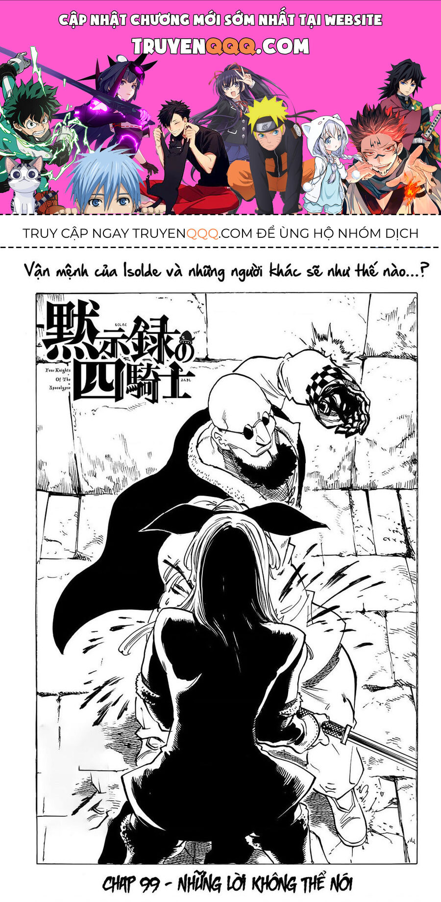 Tứ Kỵ Sĩ Khải Huyền Chap 99 - Next Chap 100