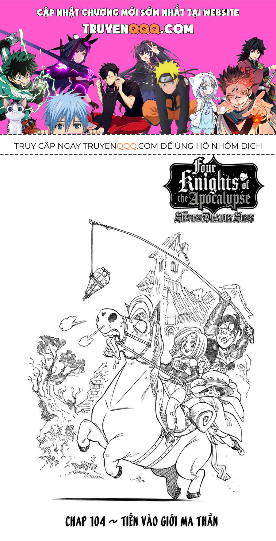 Tứ Kỵ Sĩ Khải Huyền Chap 104 - Next Chap 105