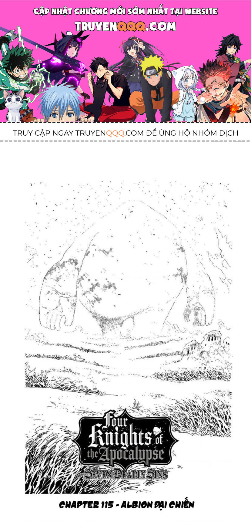 Tứ Kỵ Sĩ Khải Huyền Chap 115 - Next Chap 116