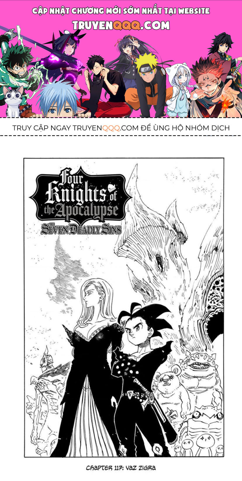 Tứ Kỵ Sĩ Khải Huyền Chap 117 - Next Chap 118