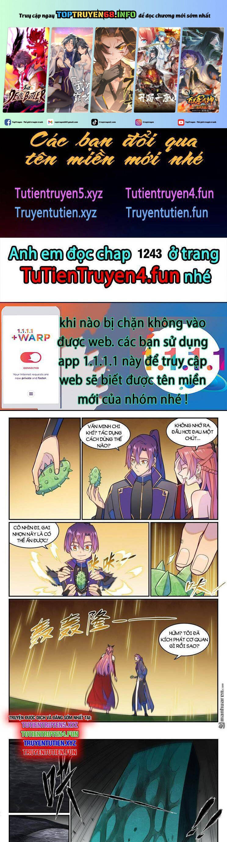 Bách Luyện Thành Thần Chap 1242 - Next Chap 1243