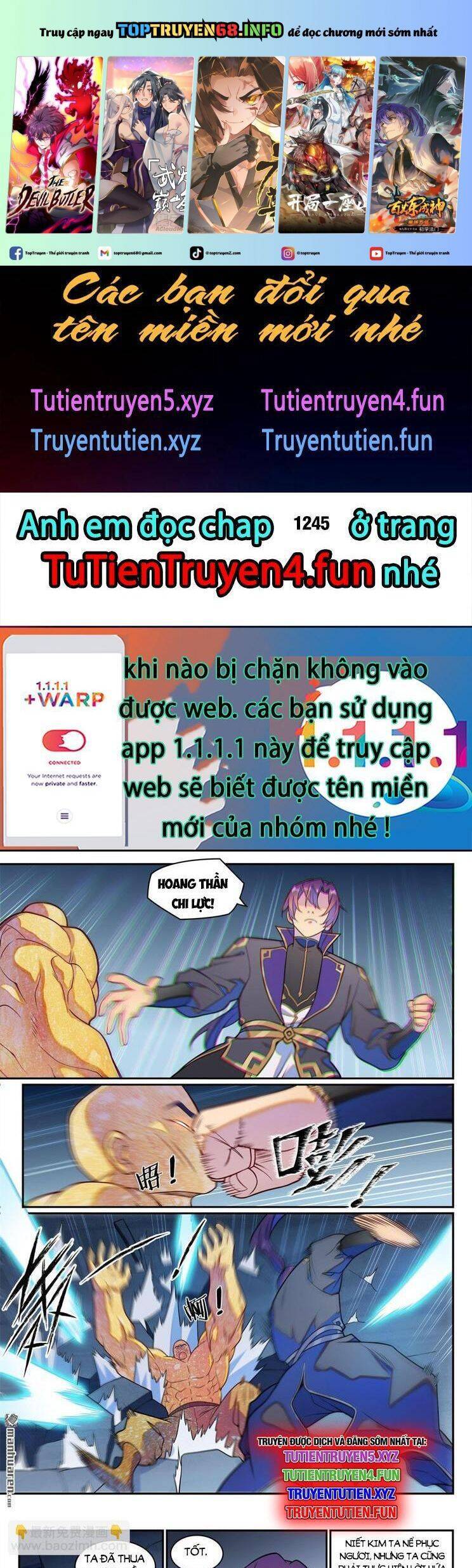 Bách Luyện Thành Thần Chap 1244 - Next Chap 1245