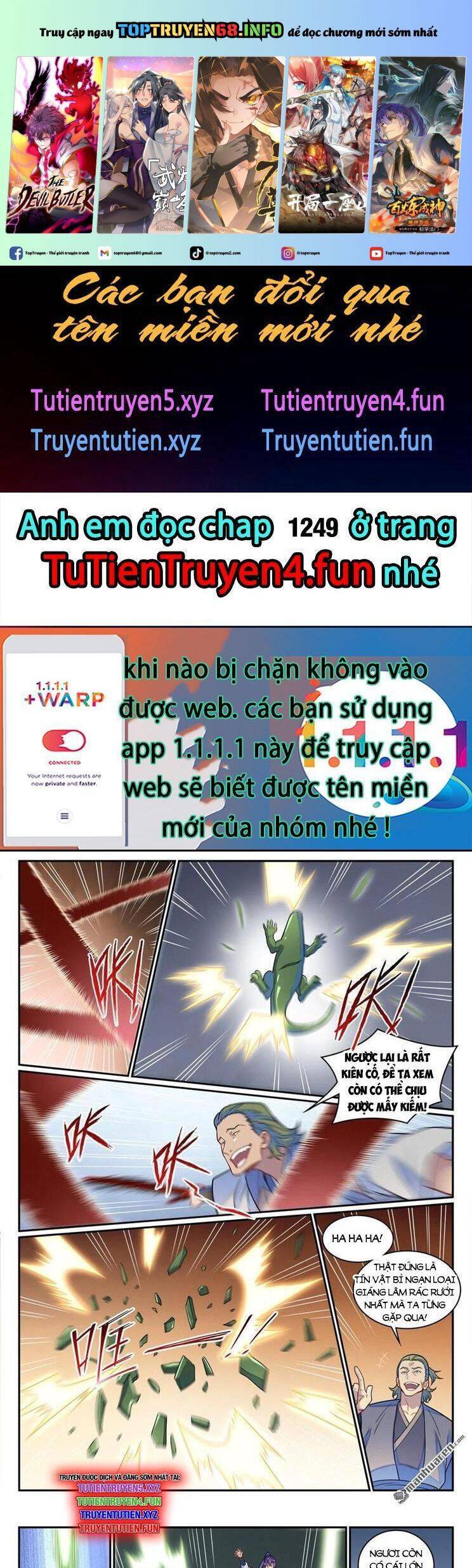 Bách Luyện Thành Thần Chap 1248 - Next Chap 1249