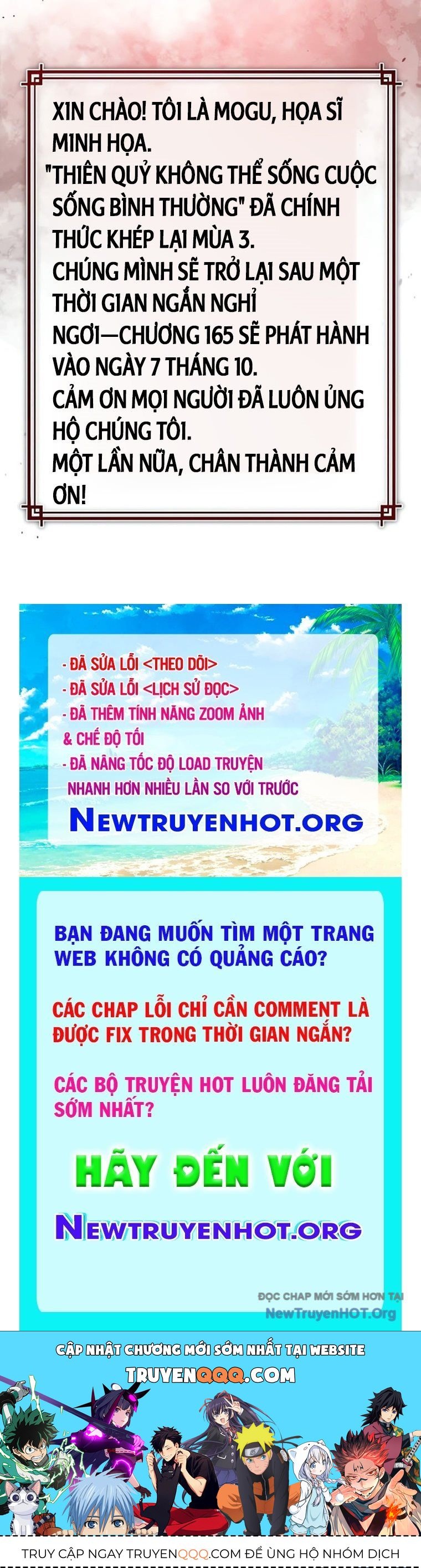 Thiên Quỷ Chẳng Sống Nổi Cuộc Đời Bình Thường Chap 164 - Next Chap 165