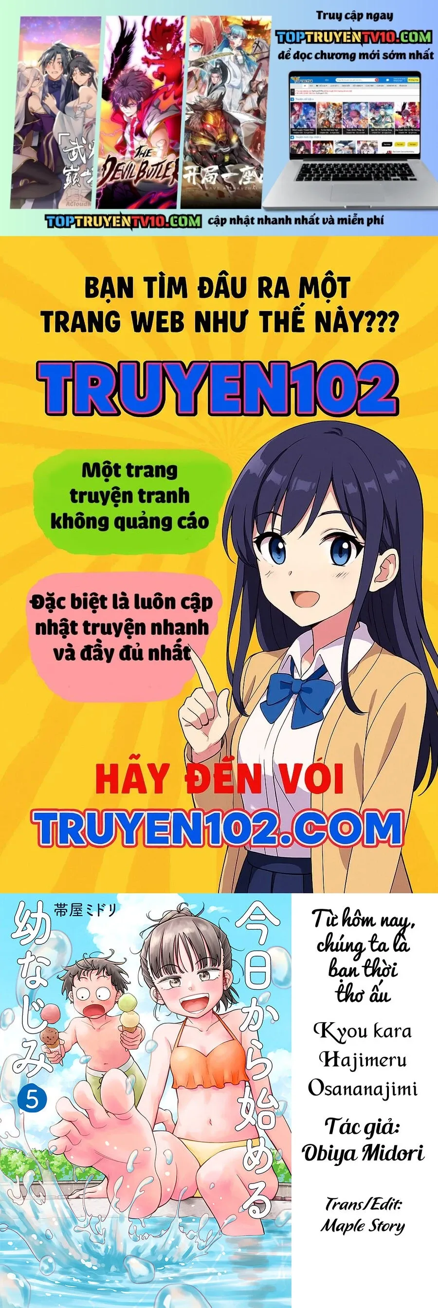 Kyou Kara Hajimeru Osananajimi Chap 45 - Next Chap 46