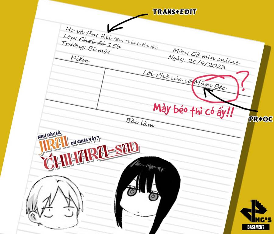 Jirai Nandesuka? Chihara-San Chap 61 - Next Chap 62