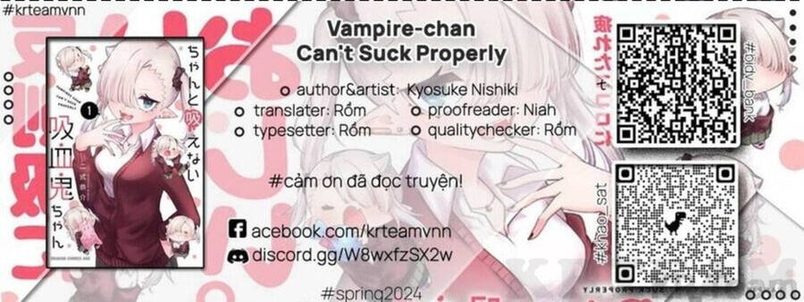 Vampire-Chan Can't Suck Properly Chap 45 - Next Chap 46