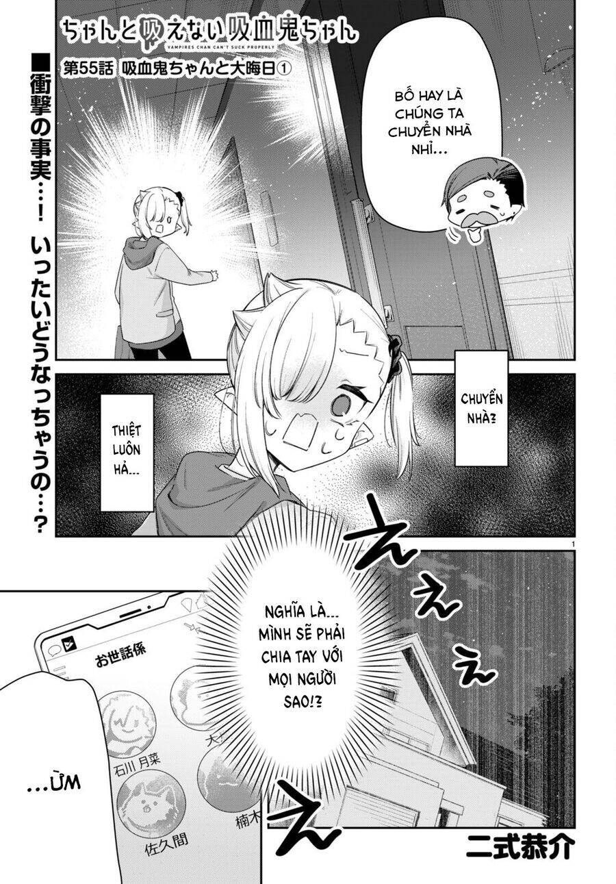Vampire-Chan Can't Suck Properly Chap 55 - Next Chap 56