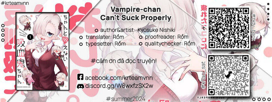 Vampire-Chan Can't Suck Properly Chap 56 - Next Chap 57
