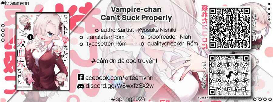 Vampire-Chan Can't Suck Properly Chap 29 - Next Chap 30