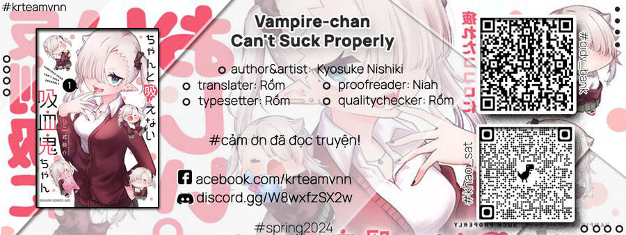 Vampire-Chan Can't Suck Properly Chap 32 - Next Chap 33