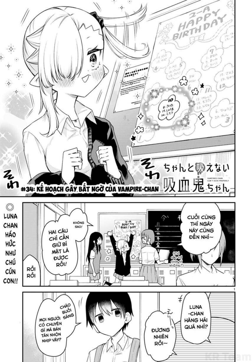 Vampire-Chan Can't Suck Properly Chap 34 - Next Chap 35