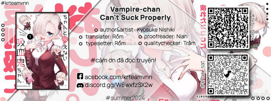 Vampire-Chan Can't Suck Properly Chap 35 - Next Chap 36