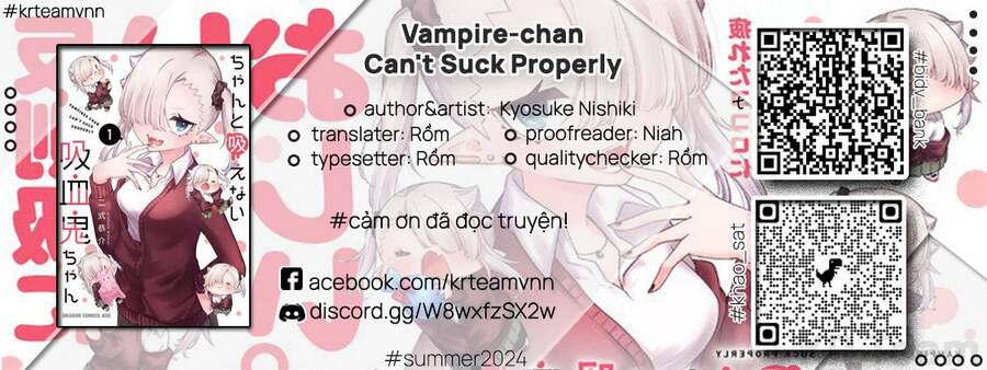 Vampire-Chan Can't Suck Properly Chap 38 - Next Chap 39
