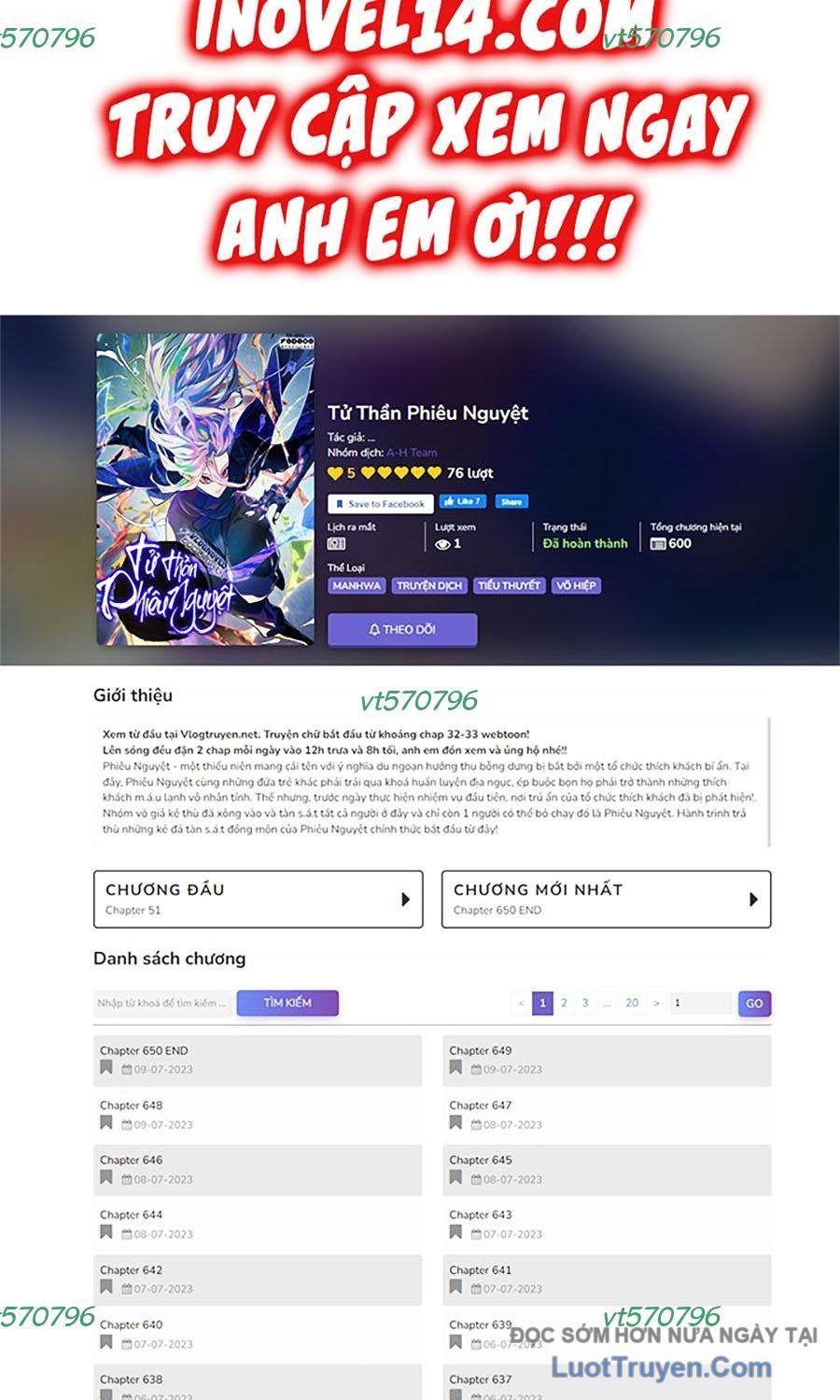 Tử Thần Phiêu Nguyệt Chap 108 - Next Chap 109