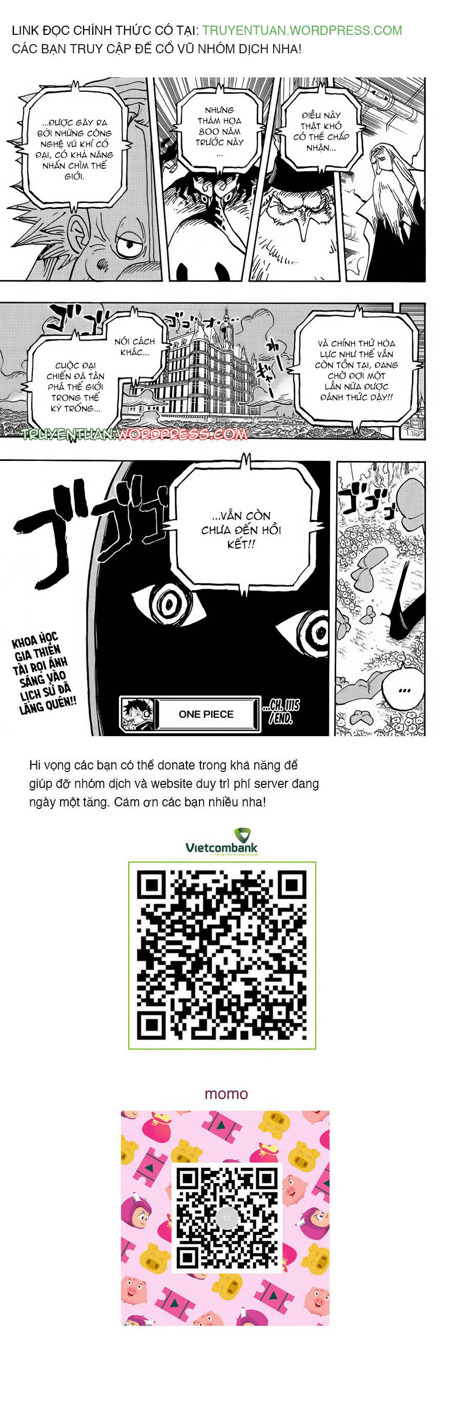 One Piece Chap 1115 - Next Chap 1116