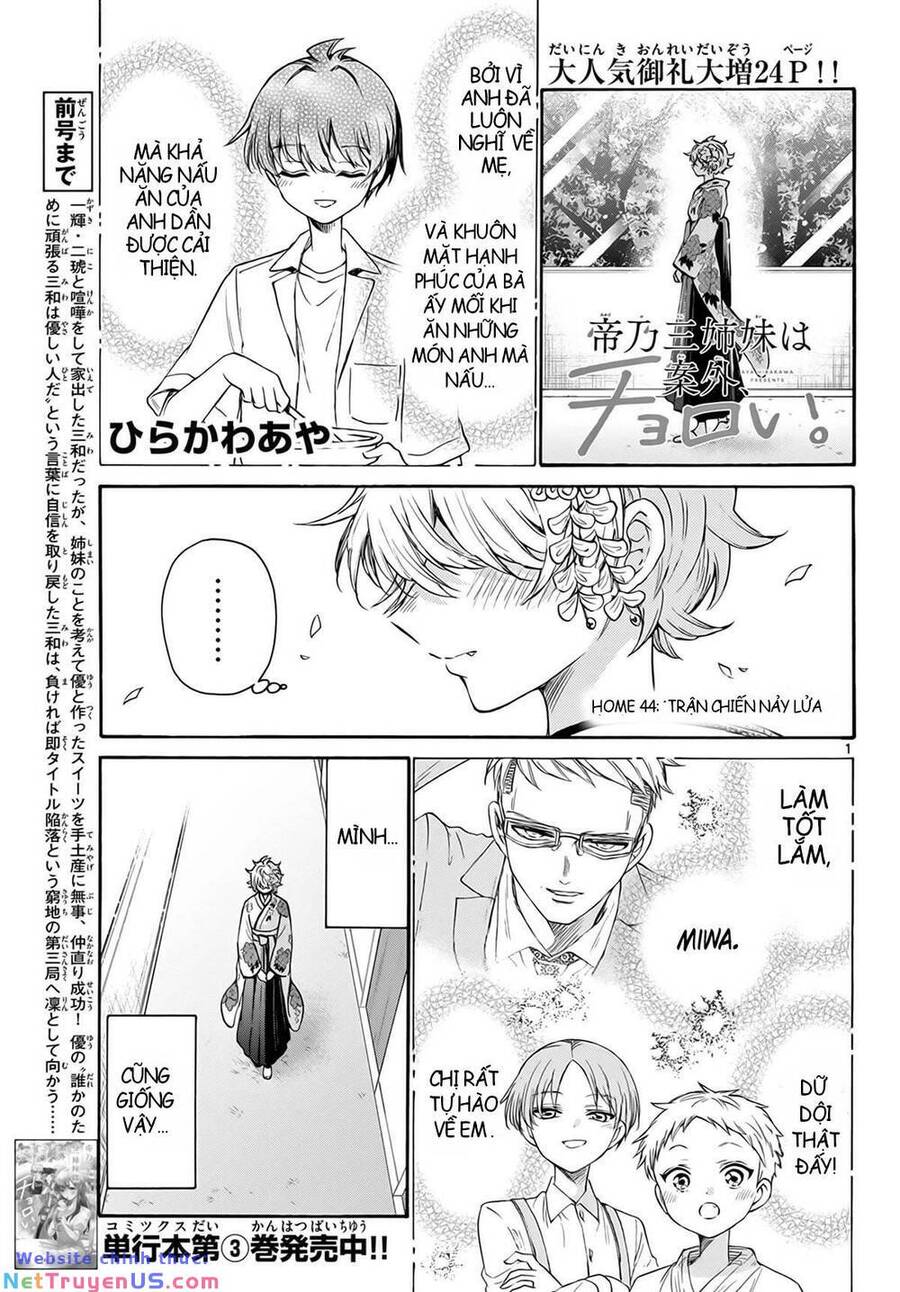 Ba Chị Em Nhà Mikadono Dễ Đối Phó Thật Đấy Chap 44 - Next Chap 45