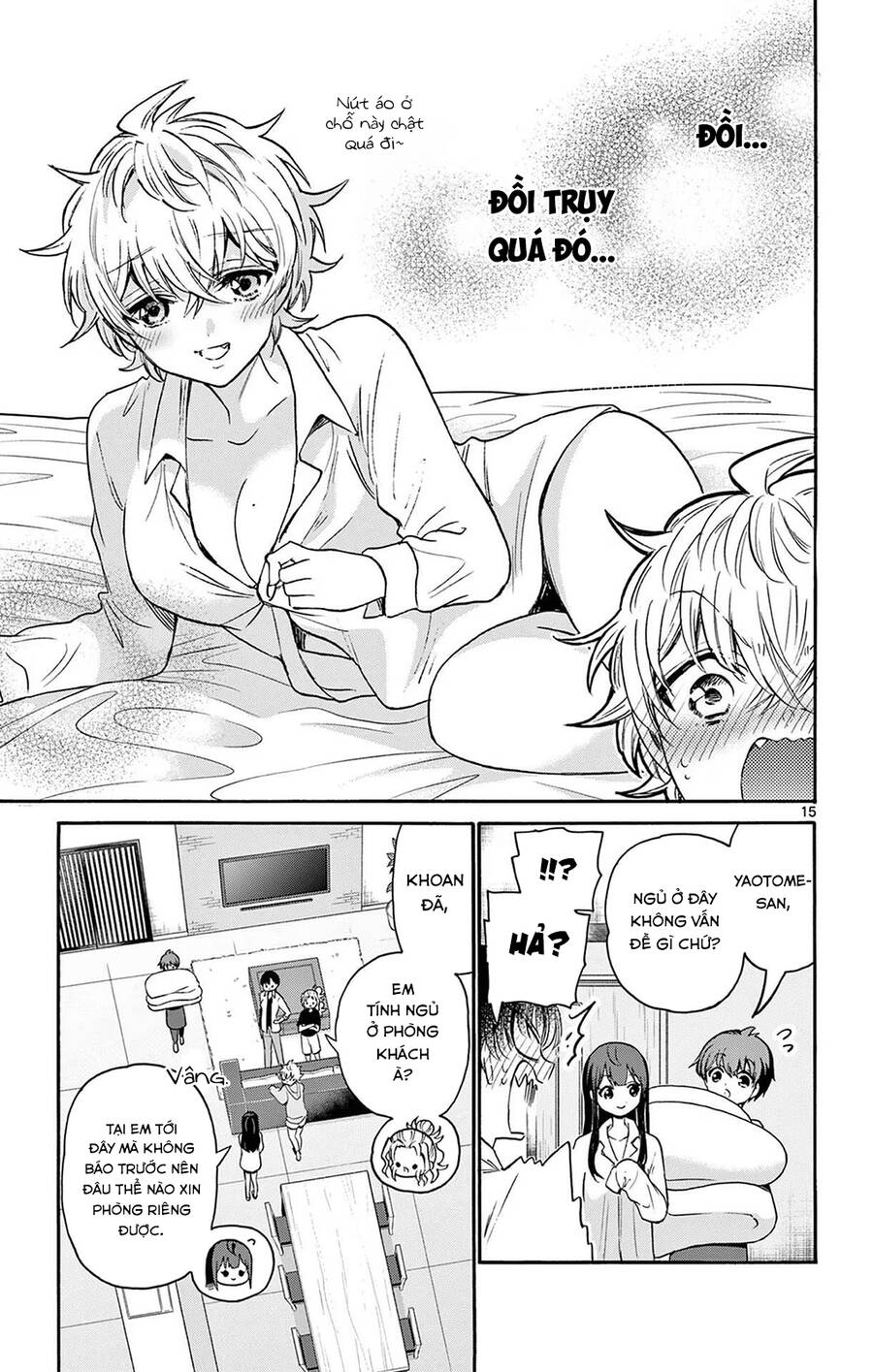 Ba Chị Em Nhà Mikadono Dễ Đối Phó Thật Đấy Chap 49 - Next Chap 50