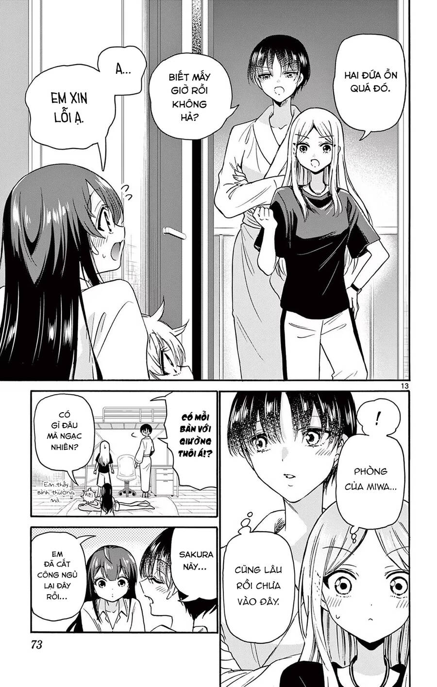 Ba Chị Em Nhà Mikadono Dễ Đối Phó Thật Đấy Chap 50 - Next Chap 51