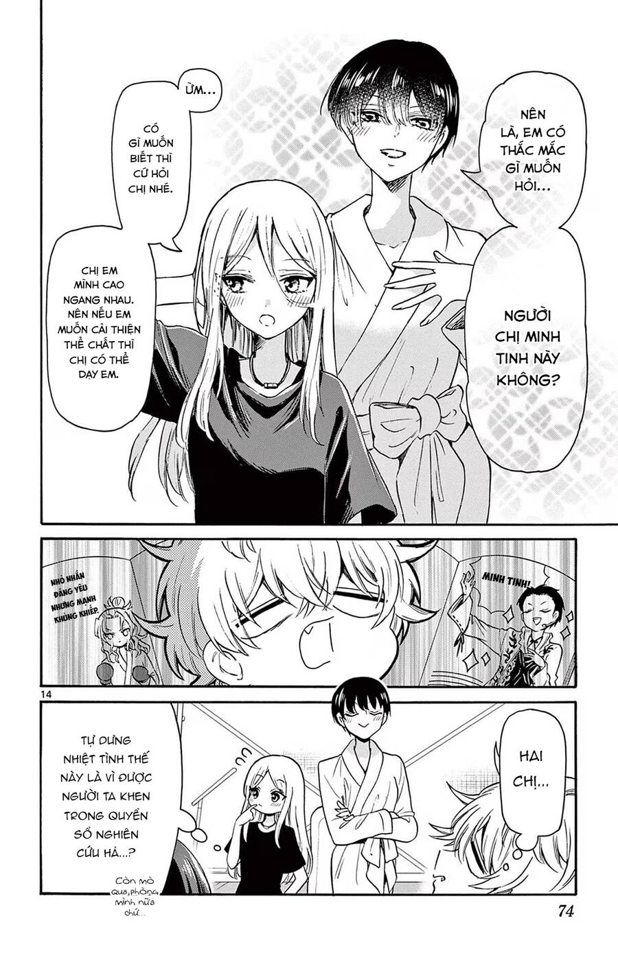 Ba Chị Em Nhà Mikadono Dễ Đối Phó Thật Đấy Chap 50 - Next Chap 51