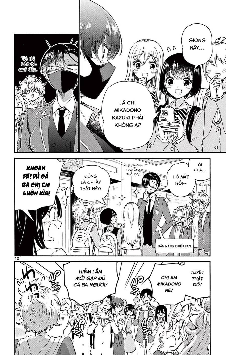 Ba Chị Em Nhà Mikadono Dễ Đối Phó Thật Đấy Chap 53 - Next Chap 54