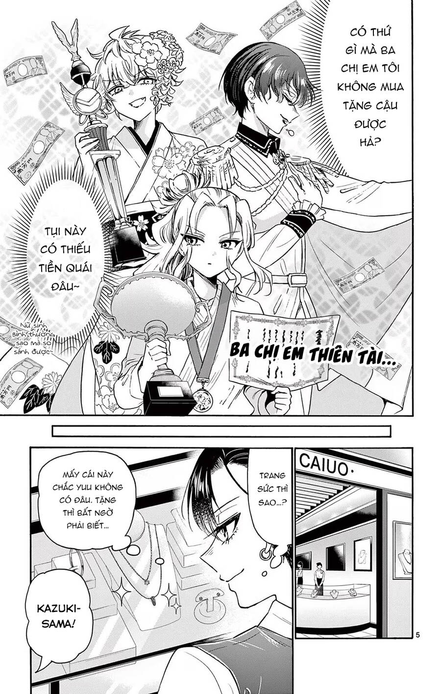 Ba Chị Em Nhà Mikadono Dễ Đối Phó Thật Đấy Chap 57 - Next Chap 58