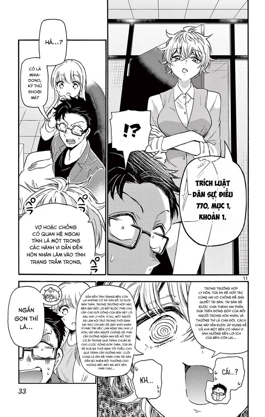 Ba Chị Em Nhà Mikadono Dễ Đối Phó Thật Đấy Chap 58 - Next Chap 59
